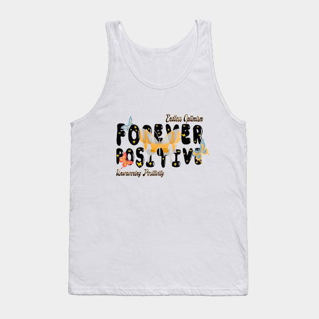 Wings of Optimism Butterfly Power Forever Positive for Women's and Men's Tank Top by Mirak-store 